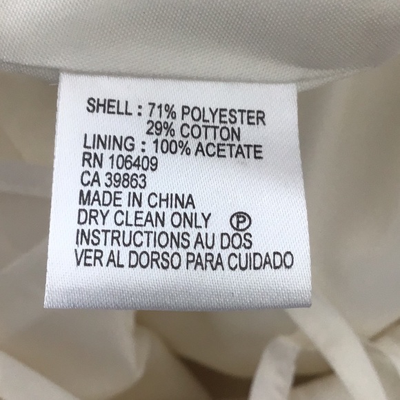 Tahari Arthur S. Levine Cream Dress - Picture 7 of 9